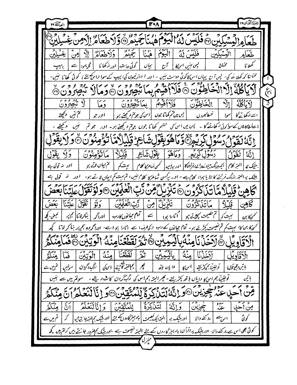 Quran Urdu Parah 29 Page 13