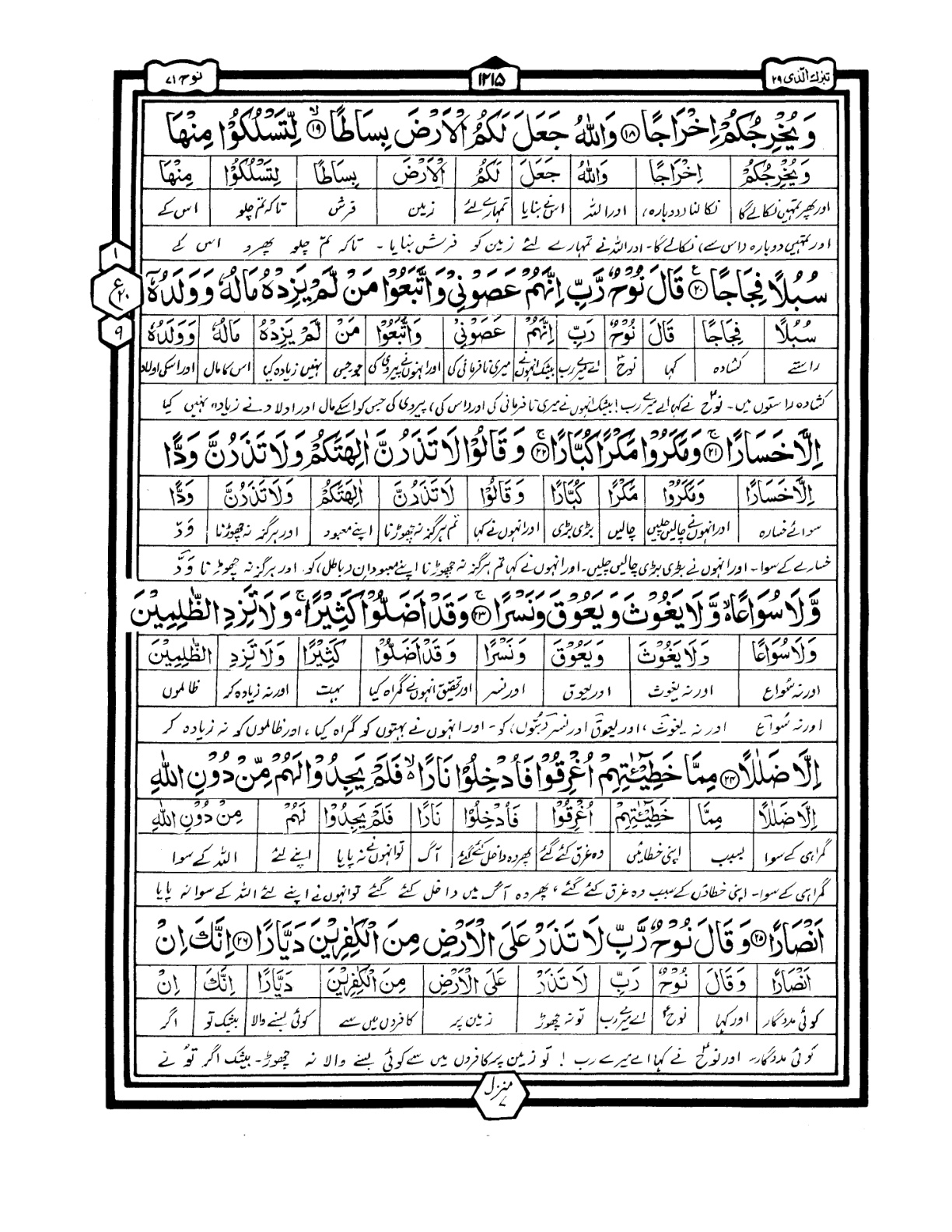 Quran Urdu Parah 29 Page 20