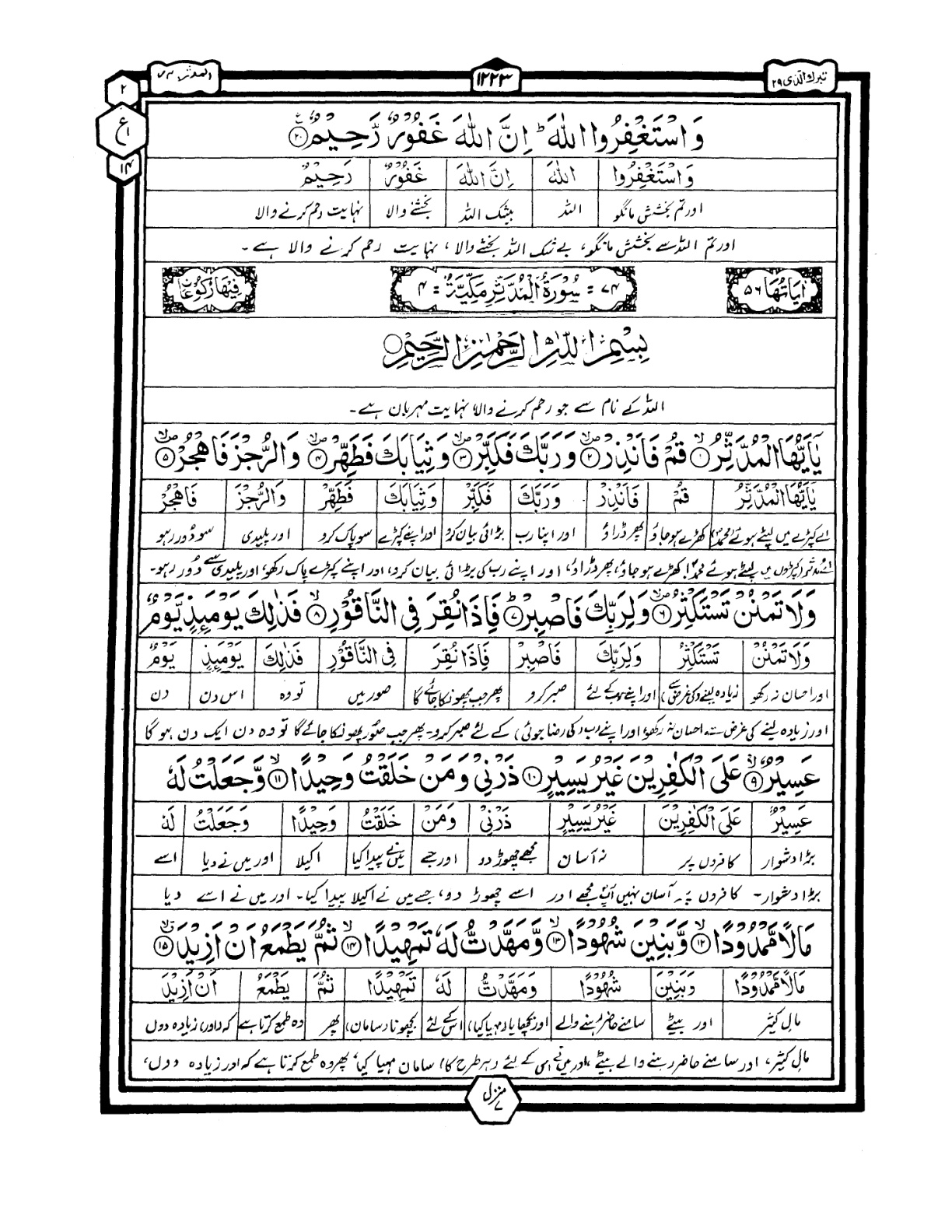 Quran Urdu Parah 29 Page 28