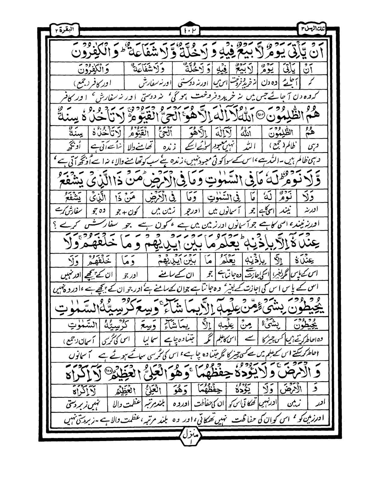 Quran Urdu Parah 3 Page 2