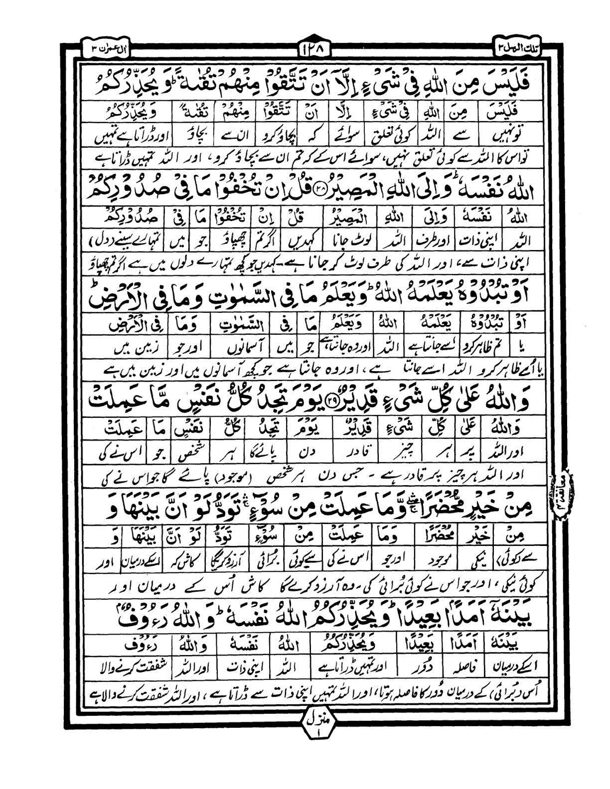 Quran Urdu Parah 3 Page 28