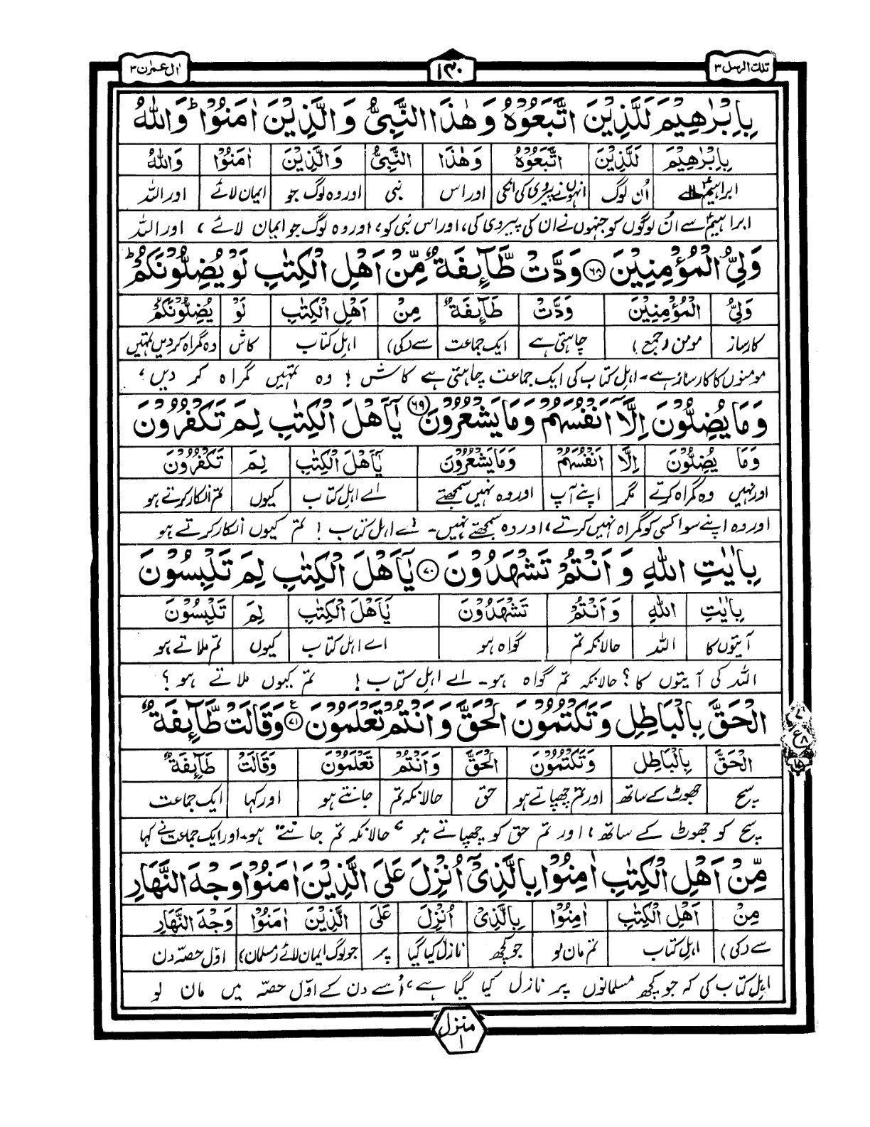 Quran Urdu Parah 3 Page 40
