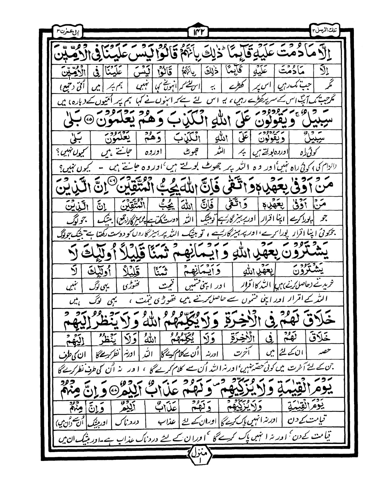 Quran Urdu Parah 3 Page 42