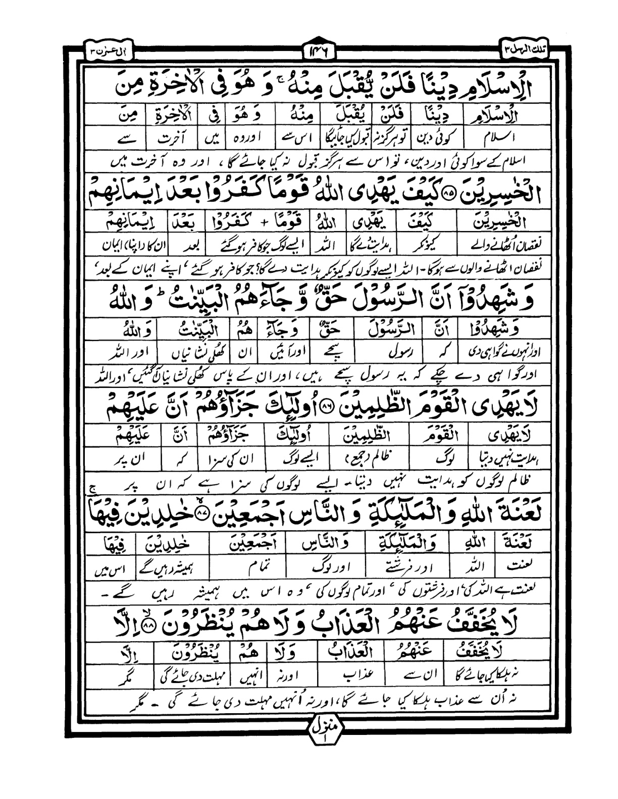 Quran Urdu Parah 3 Page 46