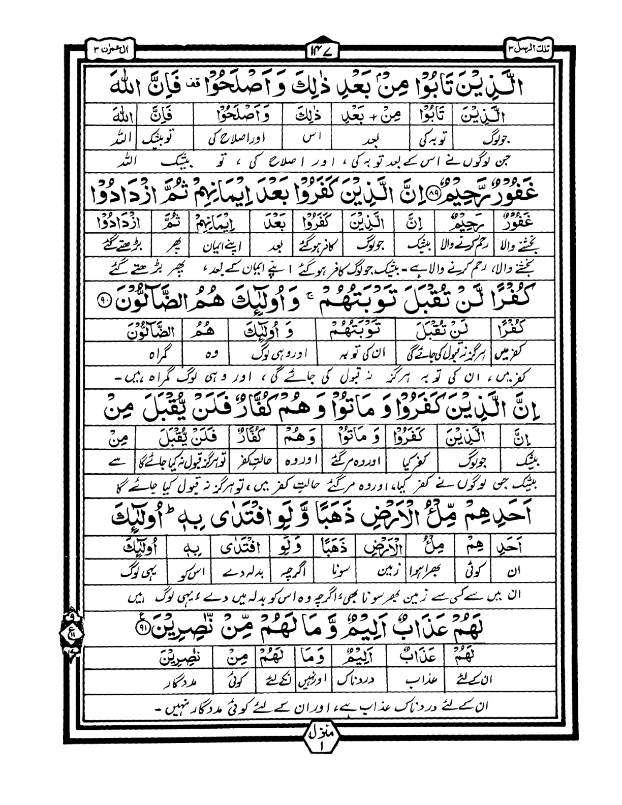 Quran Urdu Parah 3 Page 47