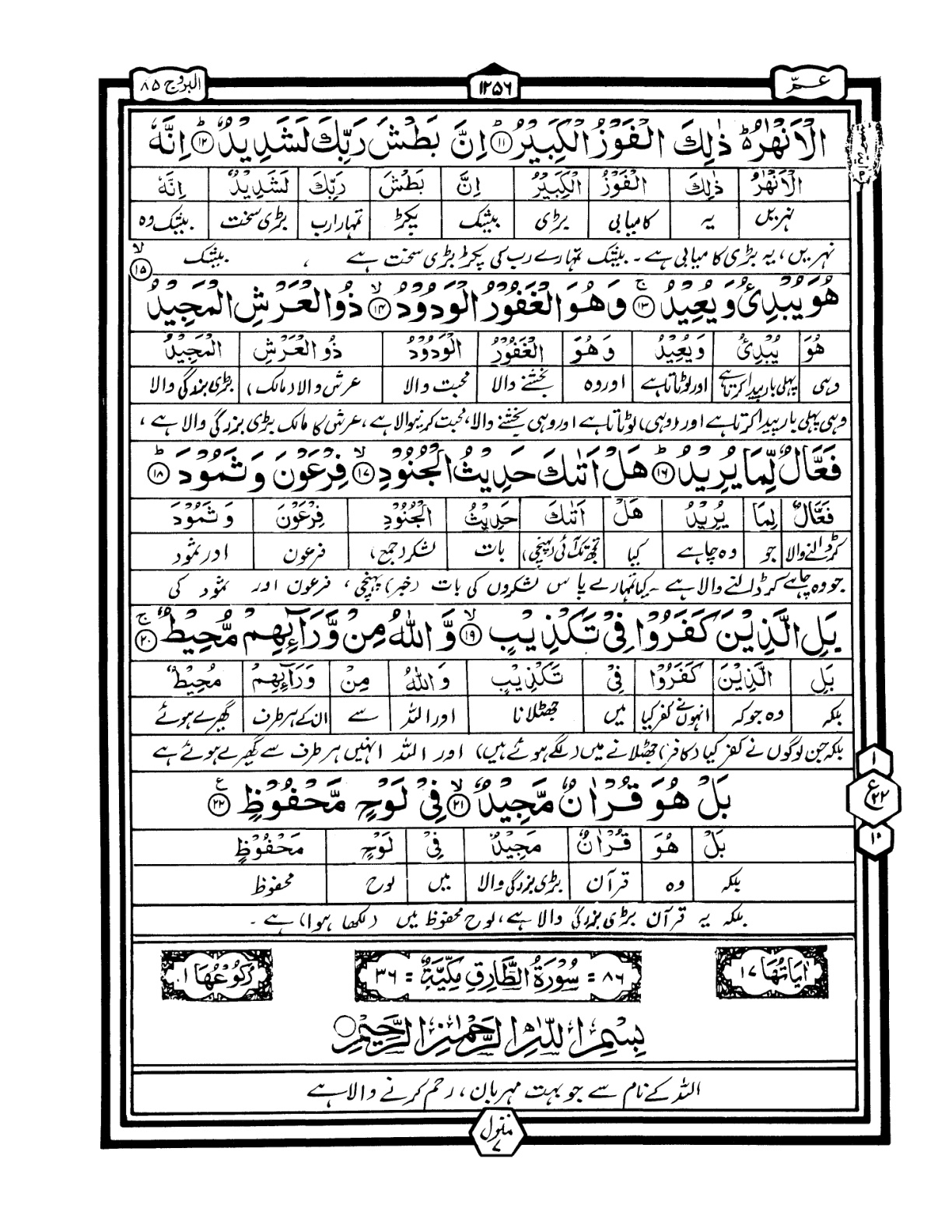 Quran Urdu Parah 30 Page 21