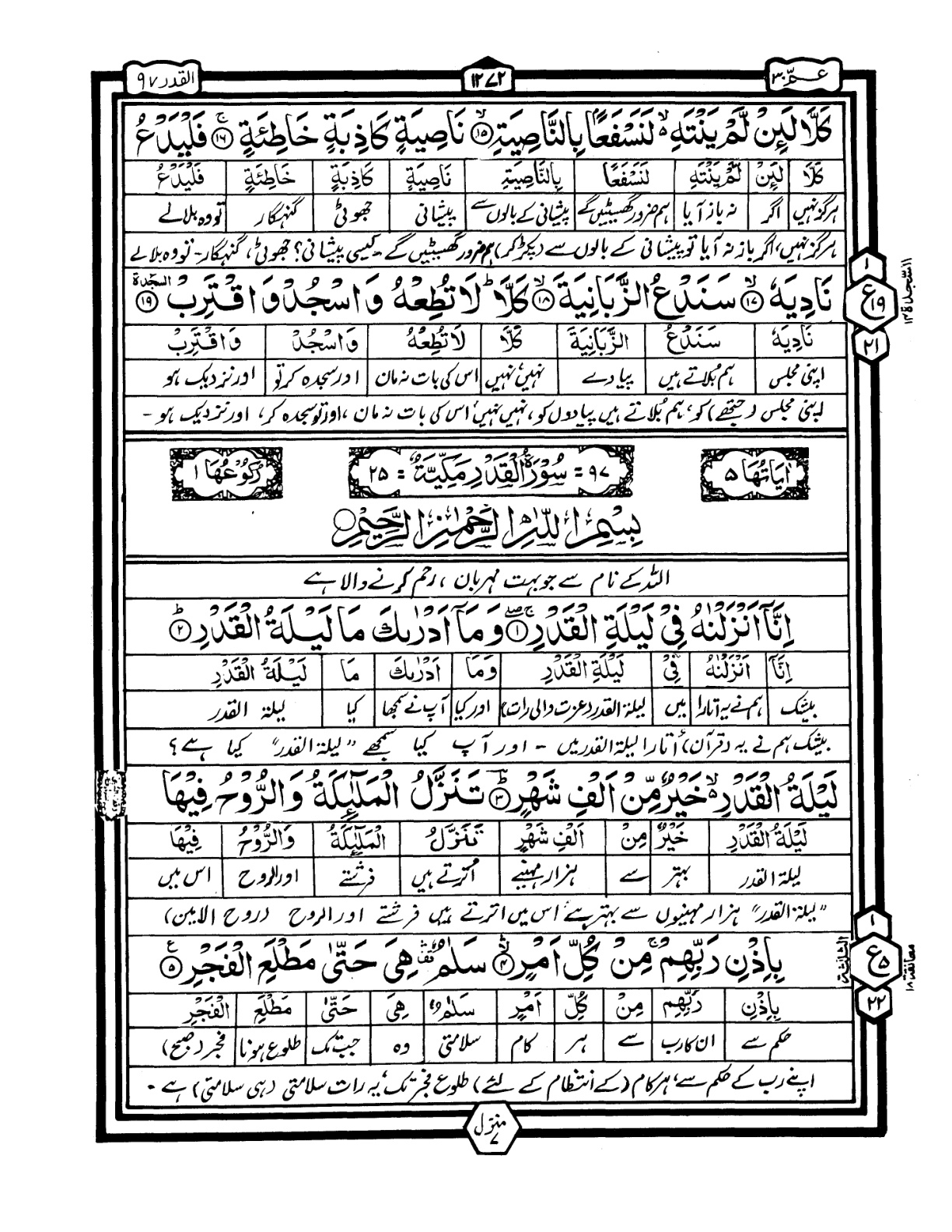 Quran Urdu Parah 30 Page 37
