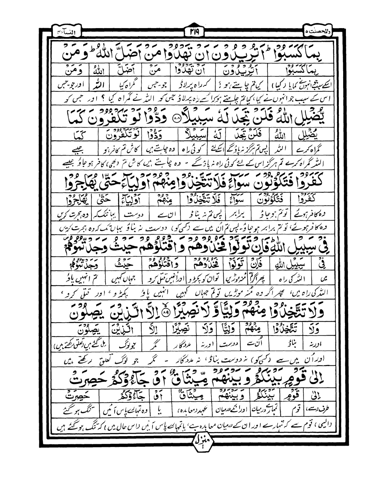 Quran Urdu Parah 5 Page 25