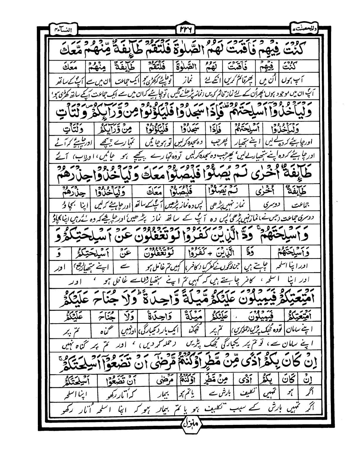 Quran Urdu Parah 5 Page 32
