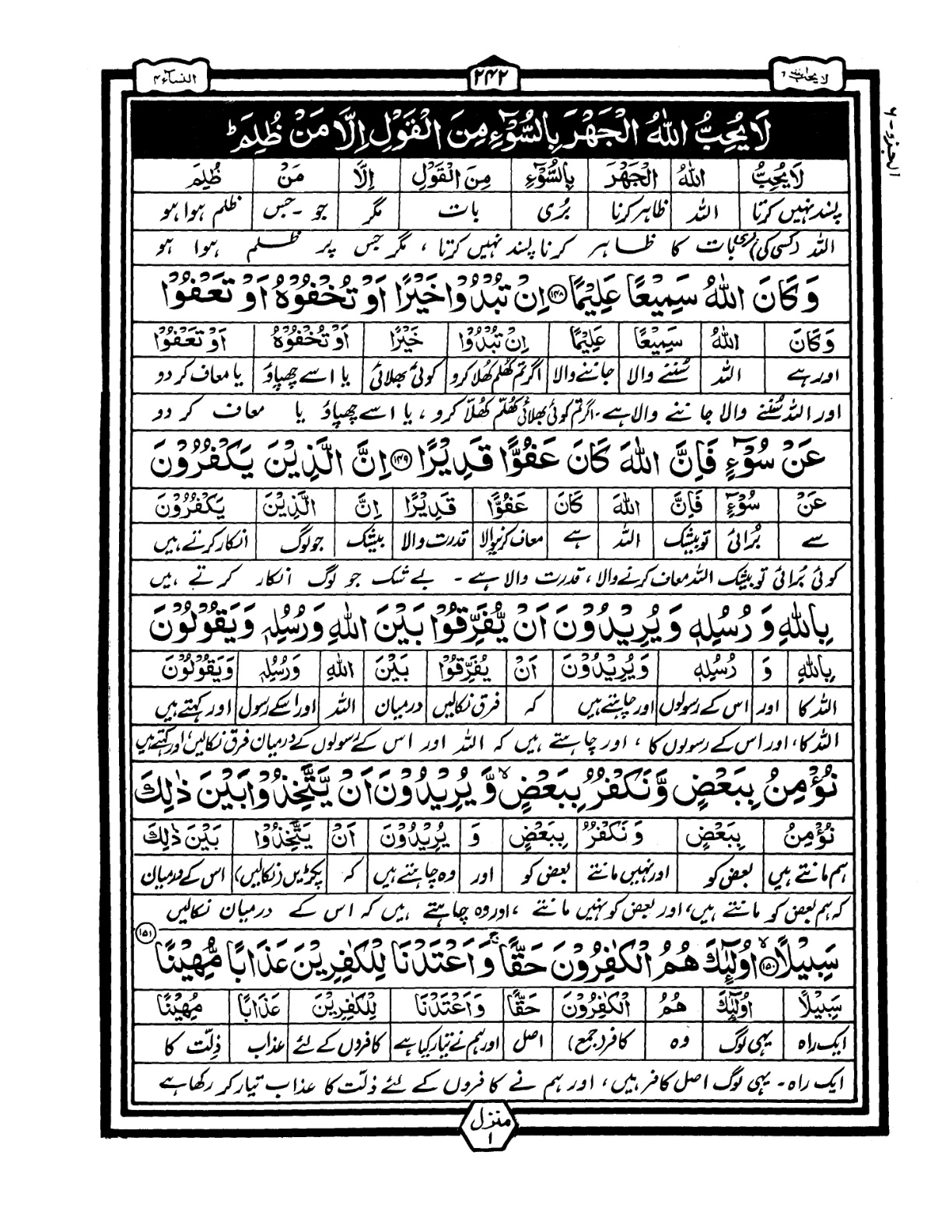 Quran Urdu Parah 6 Page 1