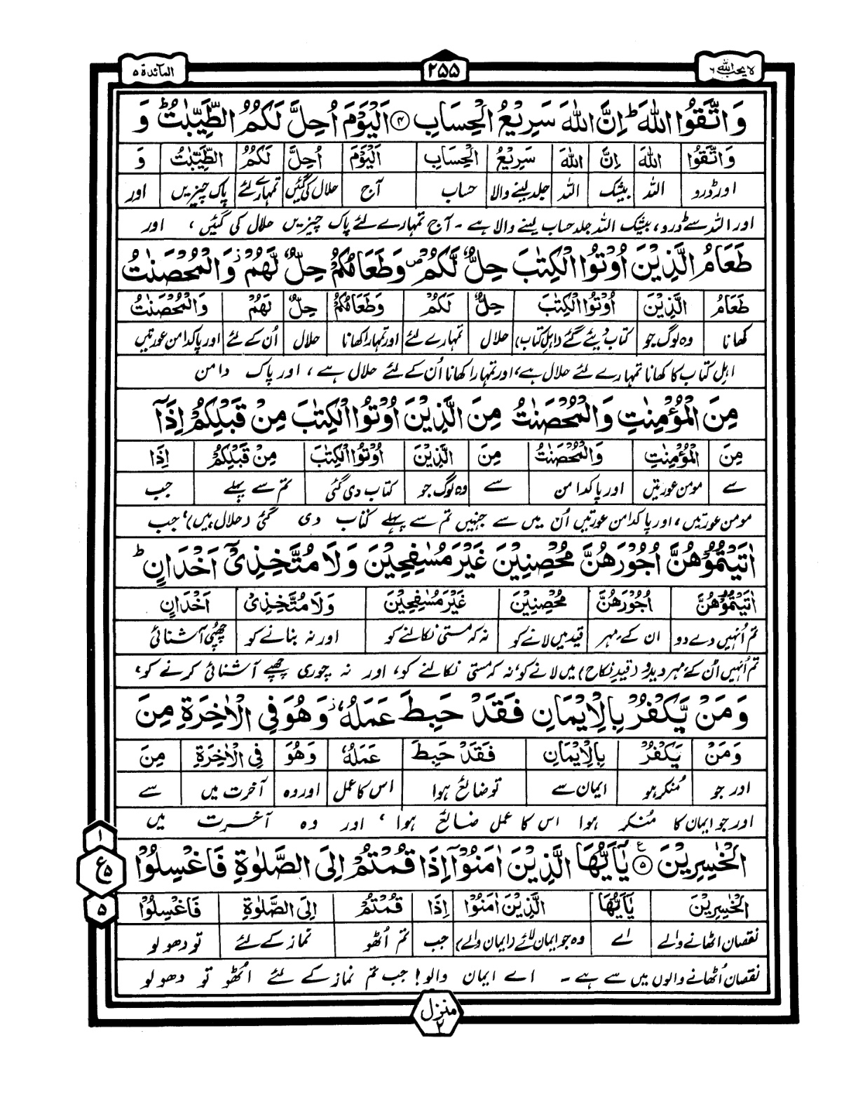 Quran Urdu Parah 6 Page 14