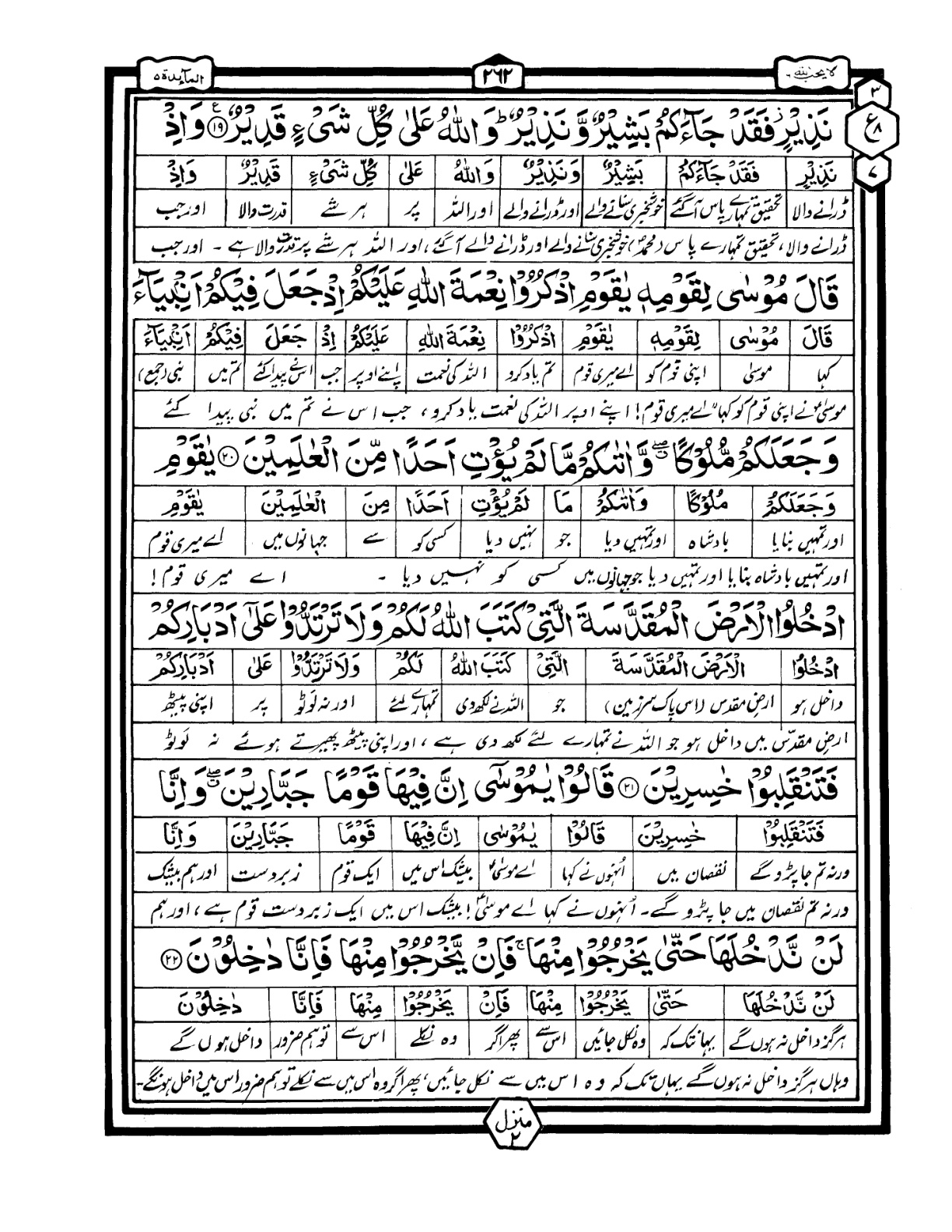 Quran Urdu Parah 6 Page 21
