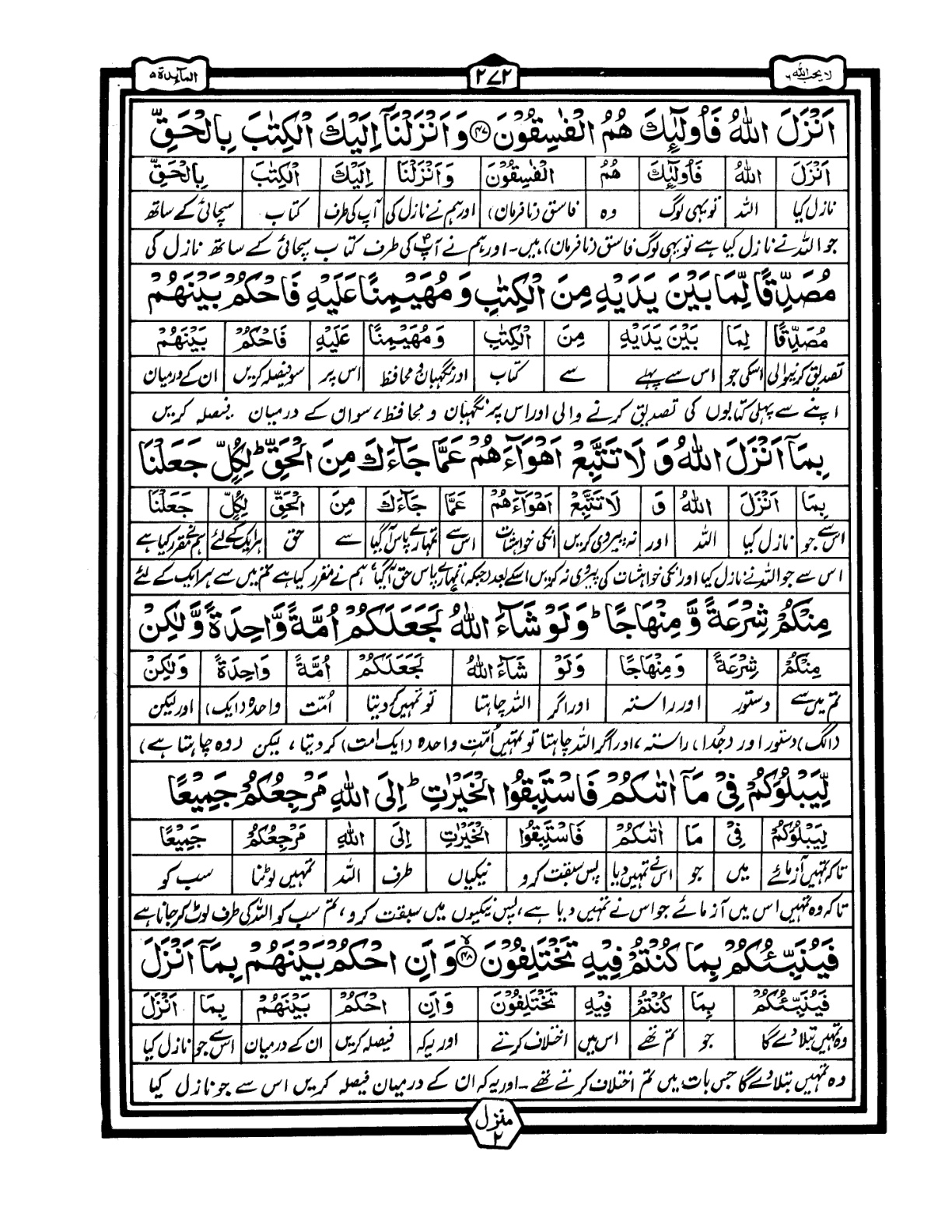 Quran Urdu Parah 6 Page 31