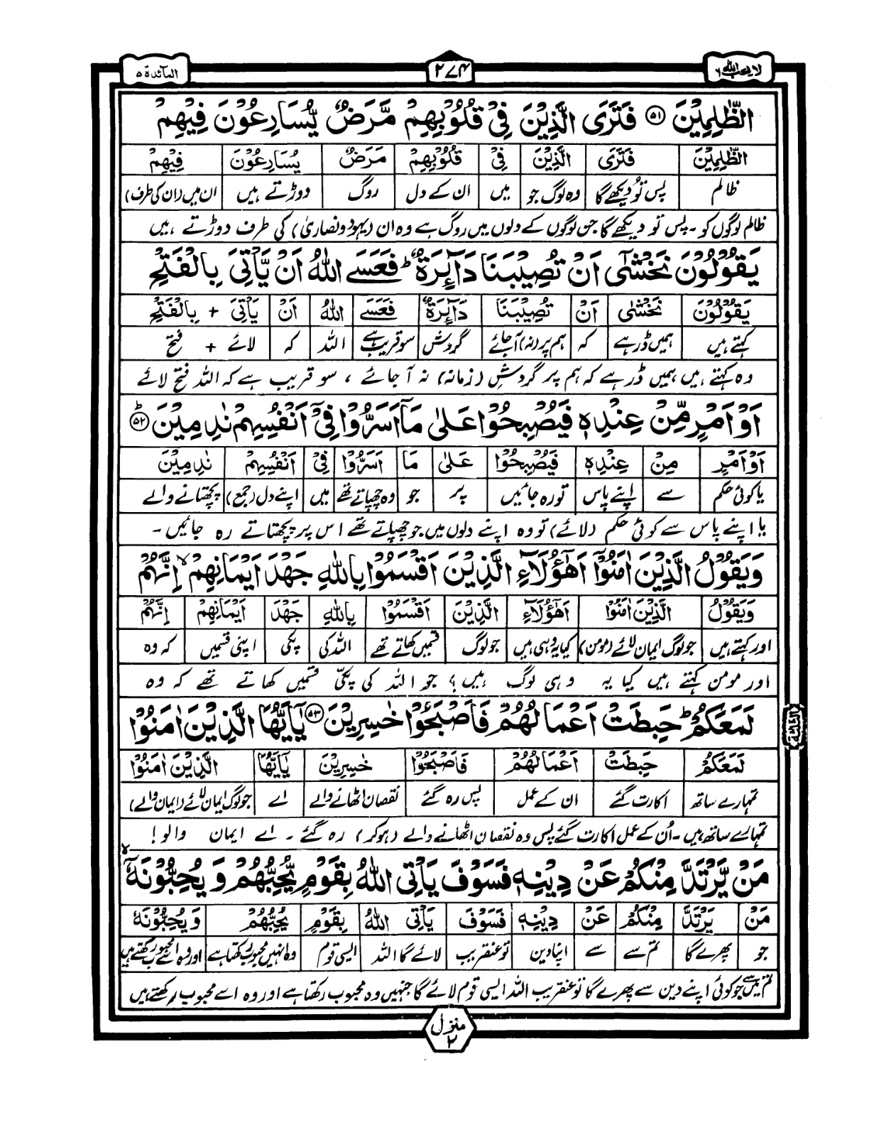 Quran Urdu Parah 6 Page 33