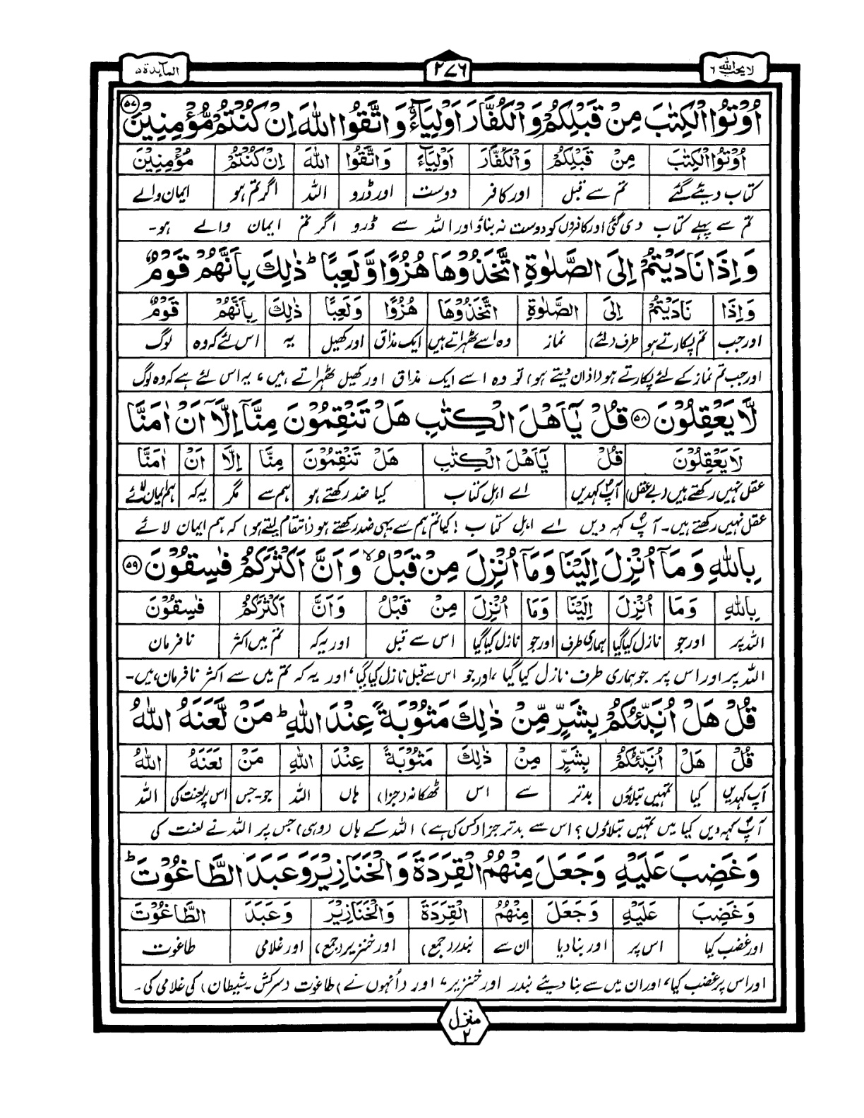 Quran Urdu Parah 6 Page 35