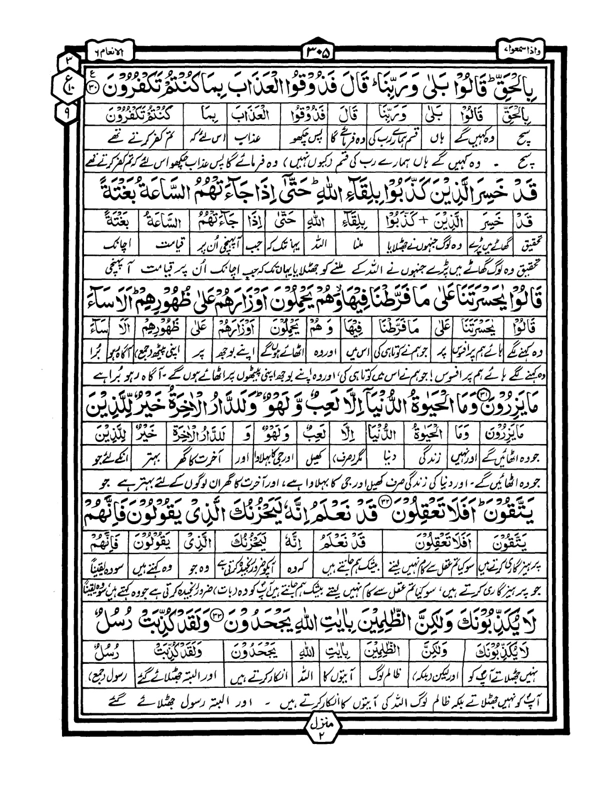 Quran Urdu Parah 7 Page 21