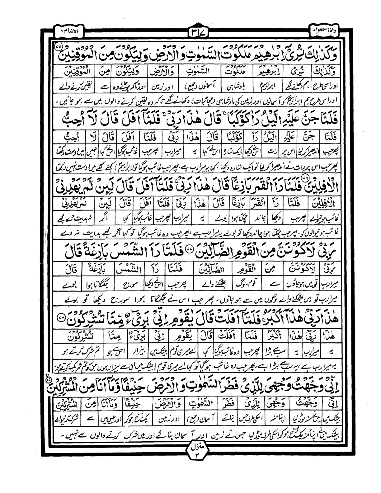 Quran Urdu Parah 7 Page 33