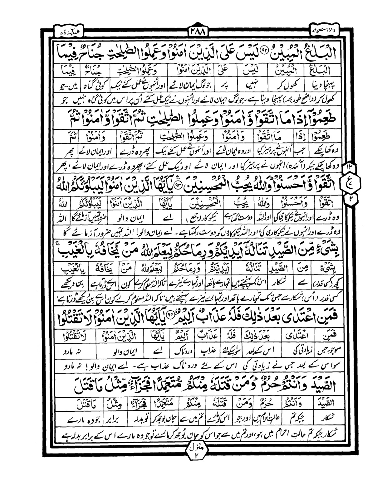 Quran Urdu Parah 7 Page 4