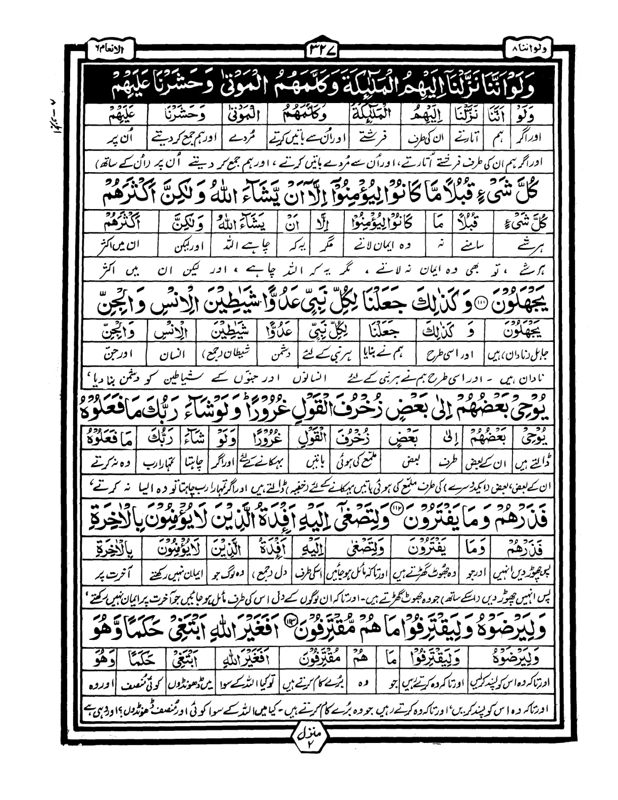 Quran Urdu Parah 8 Page 1