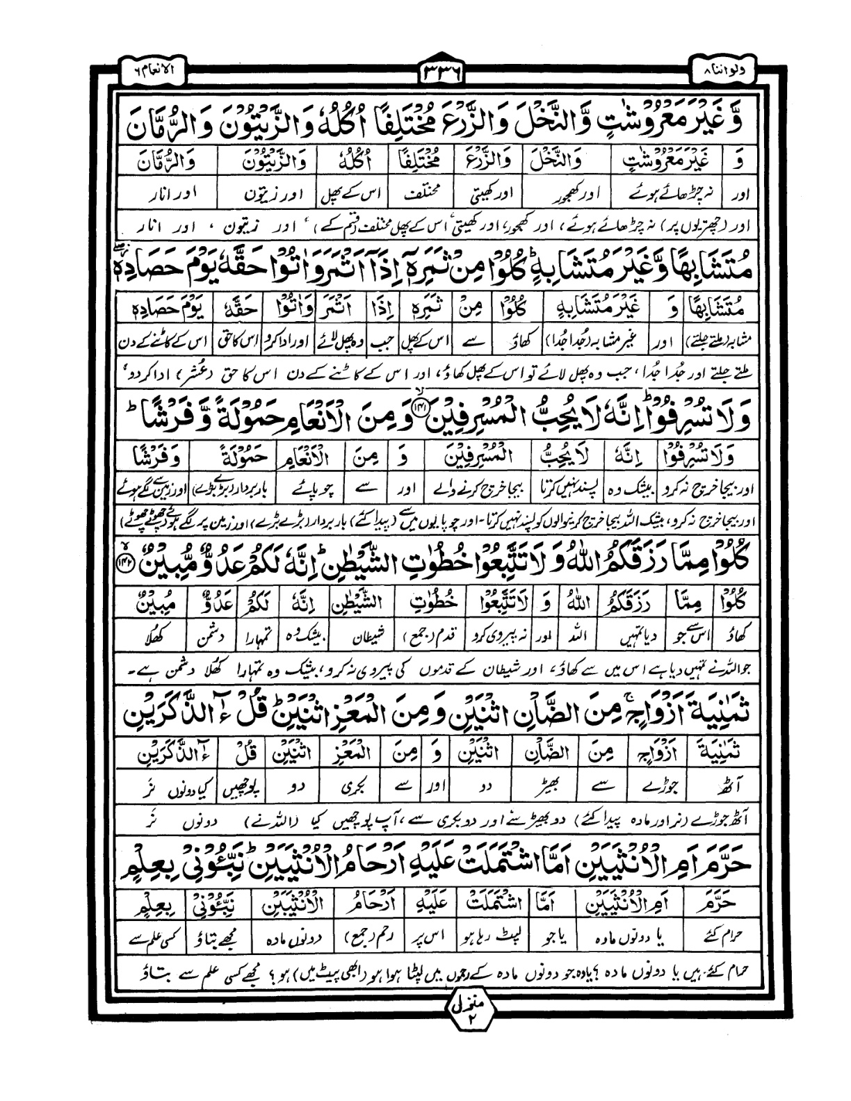 Quran Urdu Parah 8 Page 10