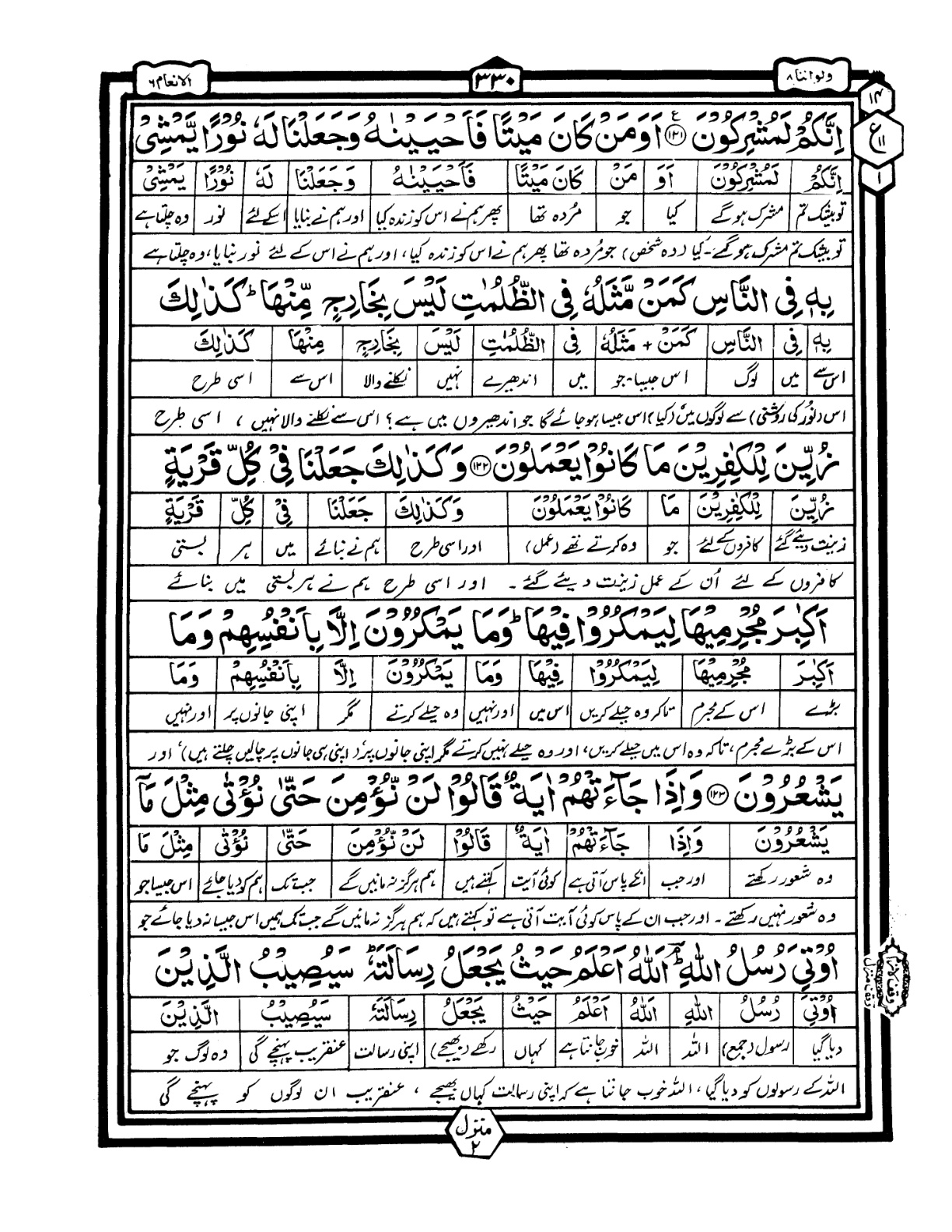 Quran Urdu Parah 8 Page 4