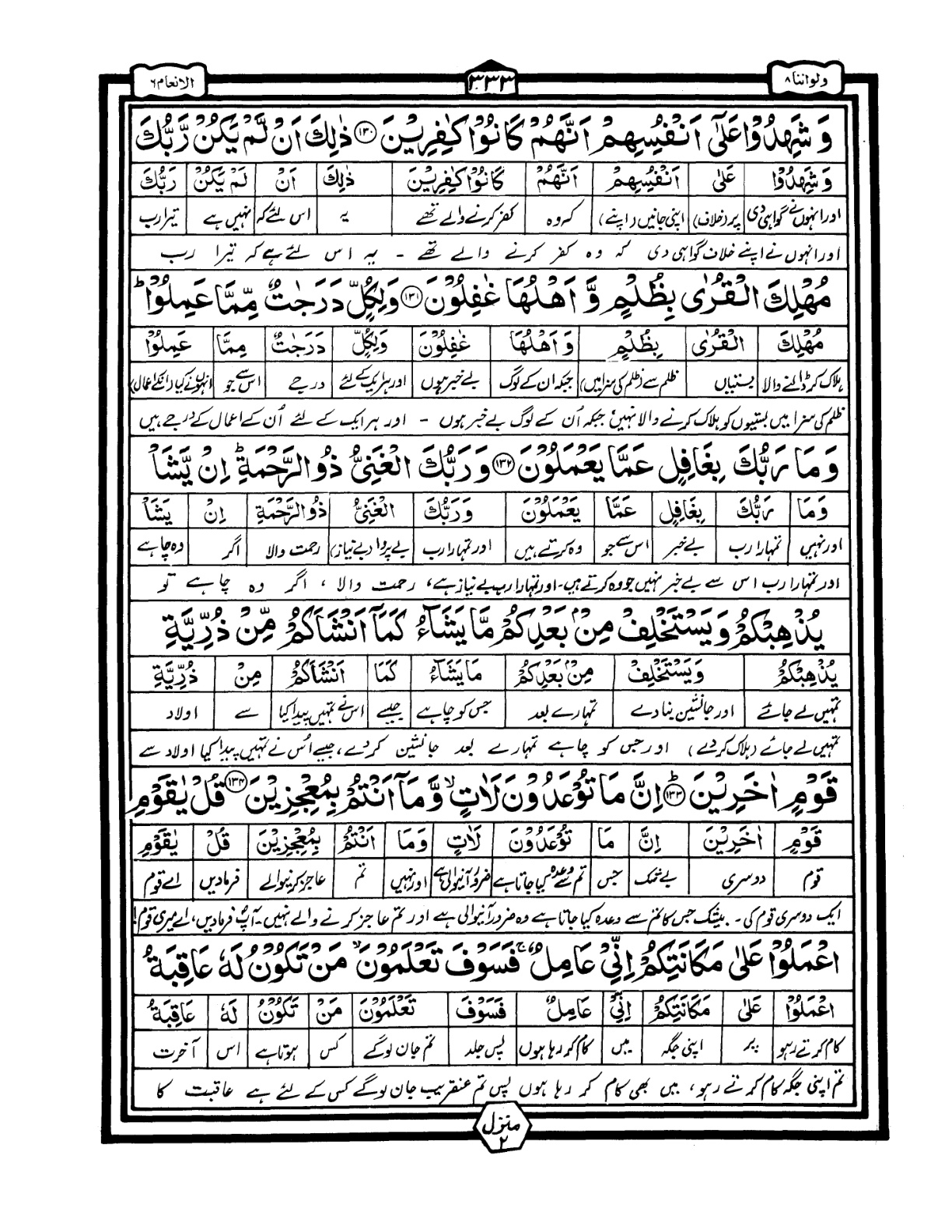 Quran Urdu Parah 8 Page 7