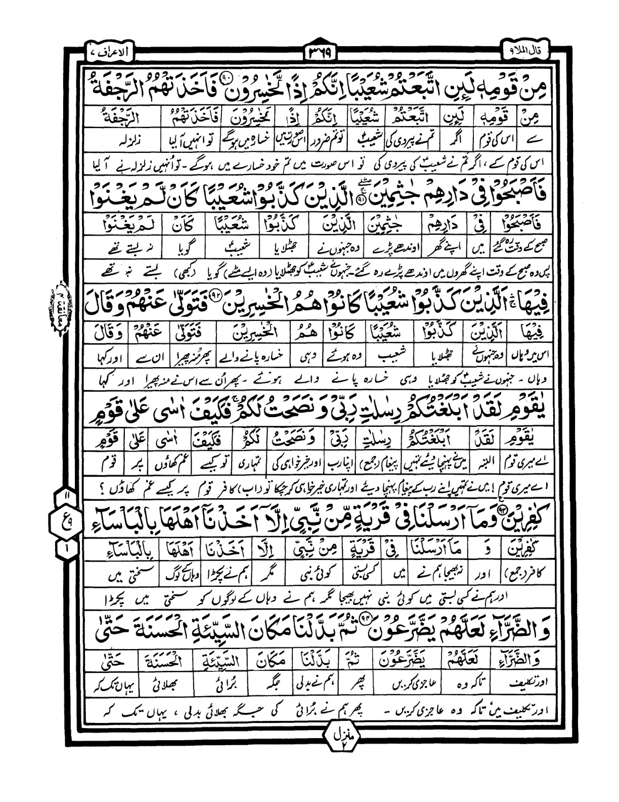 Quran Urdu Parah 9 Page 2