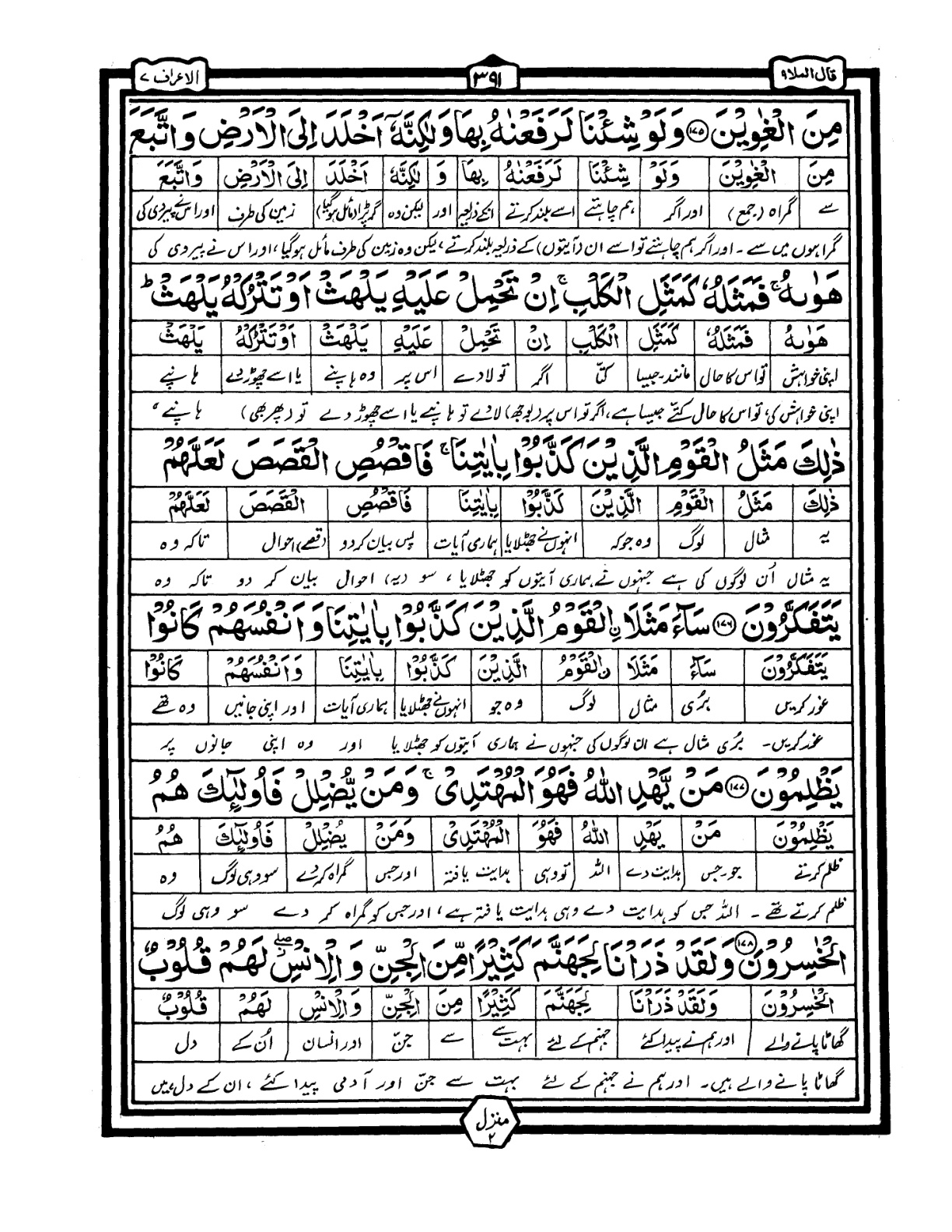 Quran Urdu Parah 9 Page 24