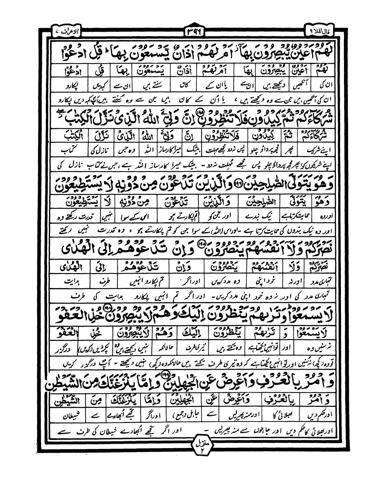 Quran Urdu Parah 9 Page 29