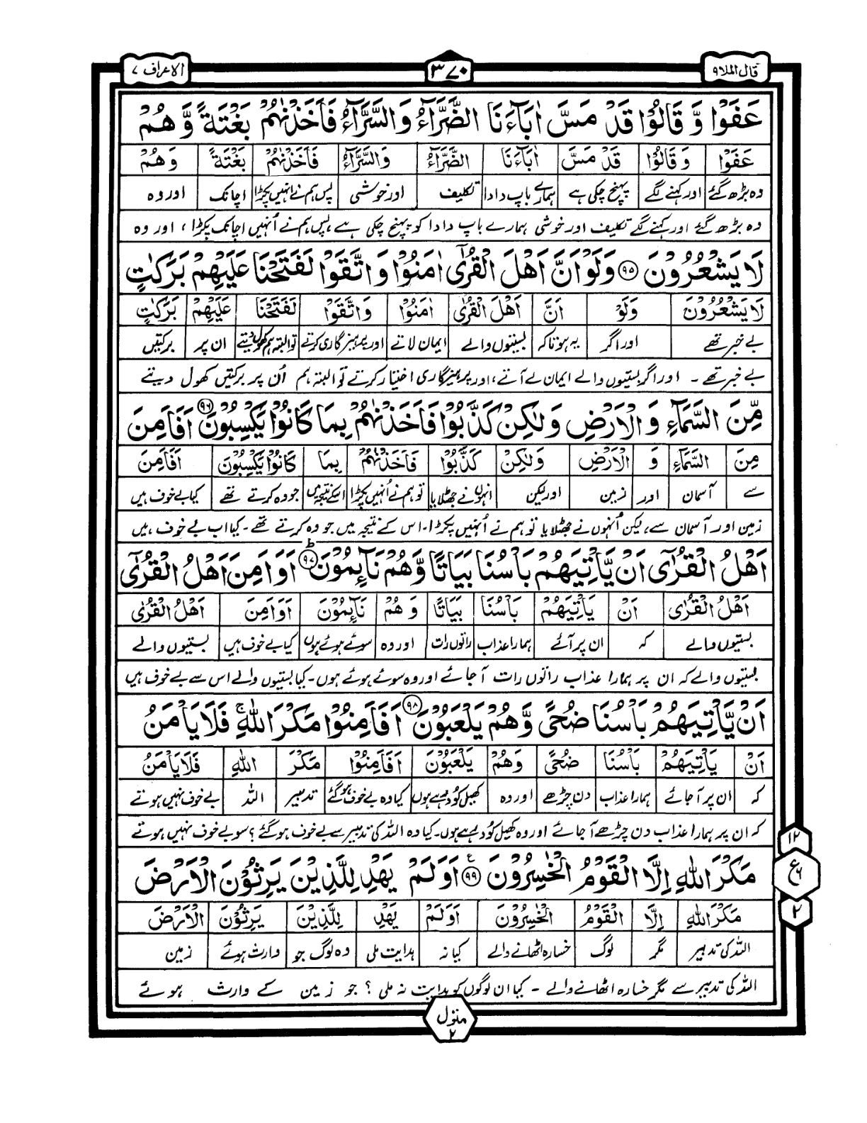 Quran Urdu Parah 9 Page 3