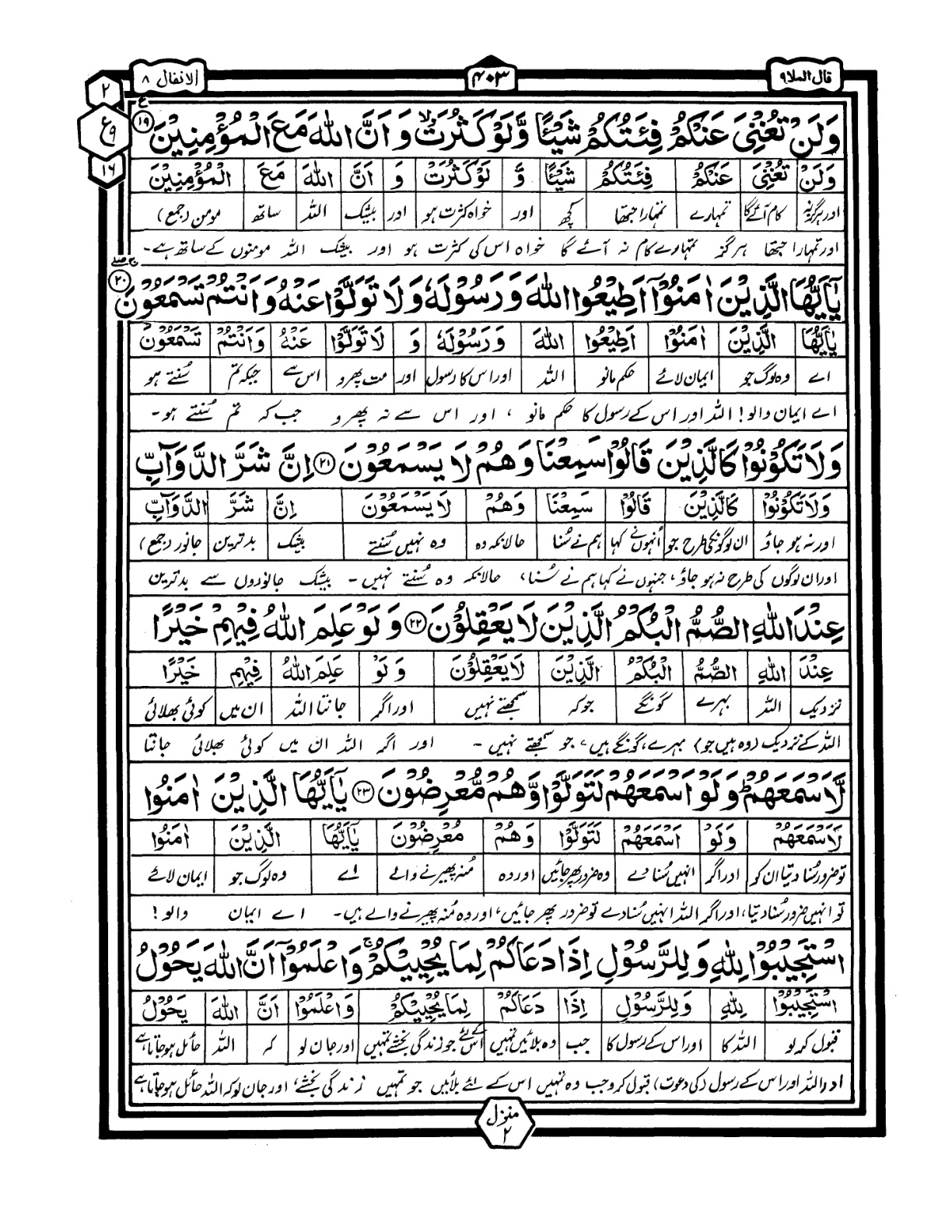 Quran Urdu Parah 9 Page 36