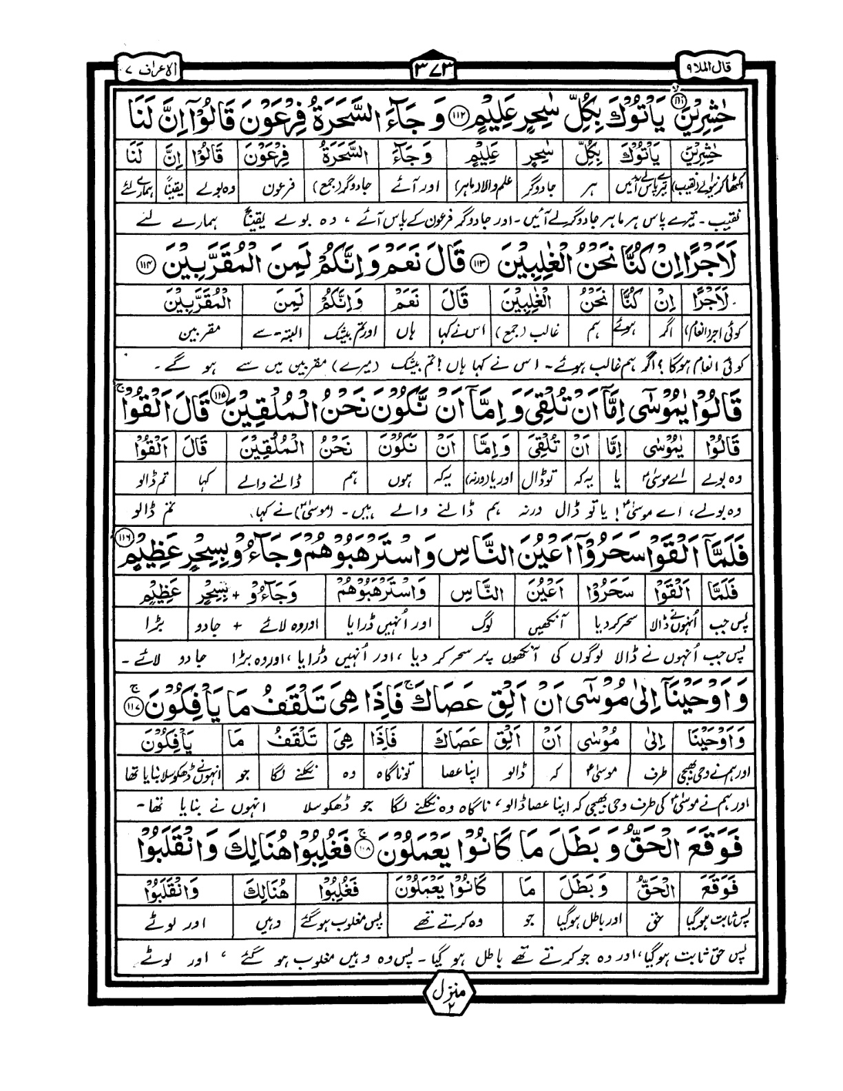 Quran Urdu Parah 9 Page 6